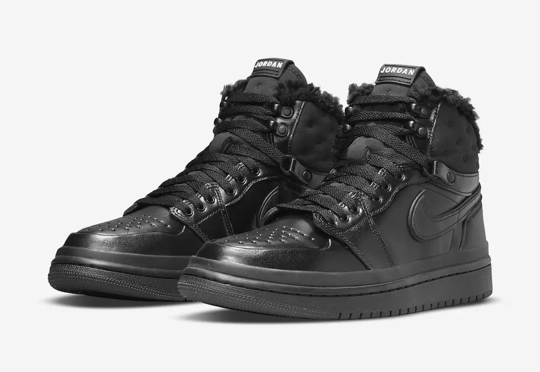 Air Jordan 1 Acclimate “Triple Black” oficiālās fotogrāfijas