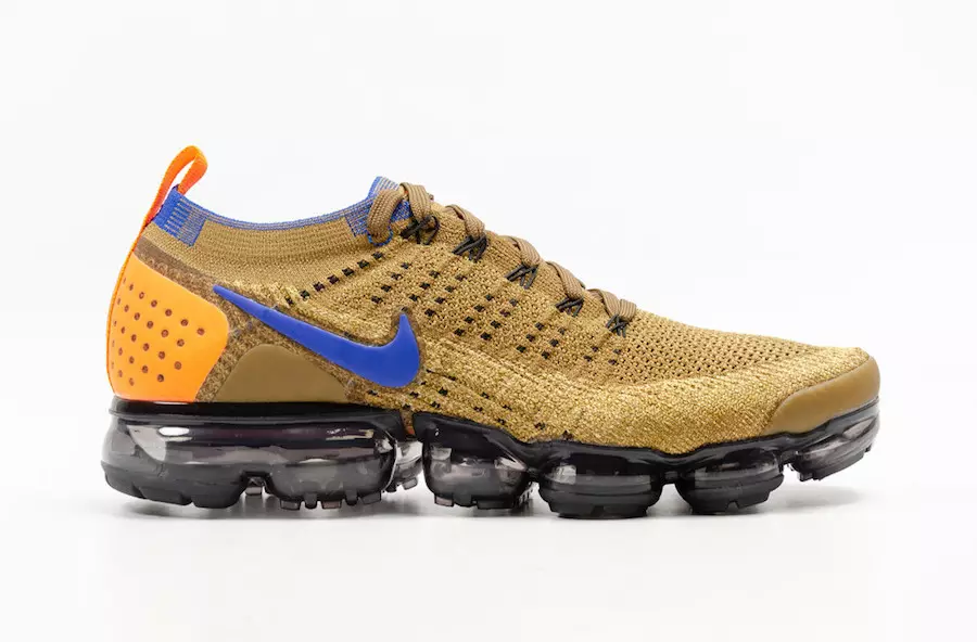 Nike Air VaporMax Flyknit 2 Golden Beige 942842-203 Dáta Eisiúna