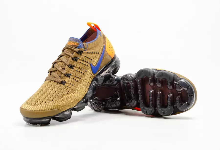 Nike Air VaporMax Flyknit 2 Golden Beige 942842-203 تاريخ الإصدار