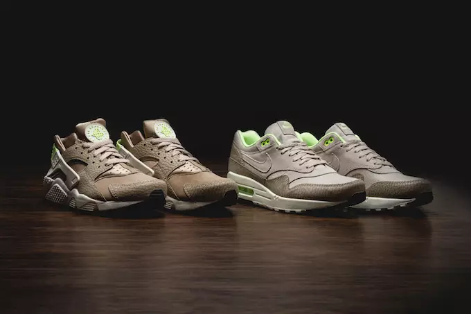 Nike Air Max 1 Huarache String Ghost Green