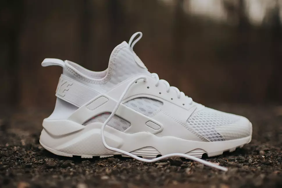 Nike Air Huarache Ultra BR тройной белый