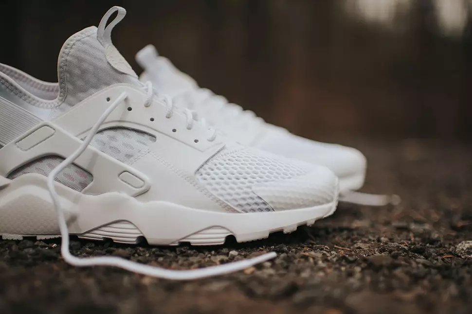 Nike Air Huarache Ultra BR Եռակի սպիտակ