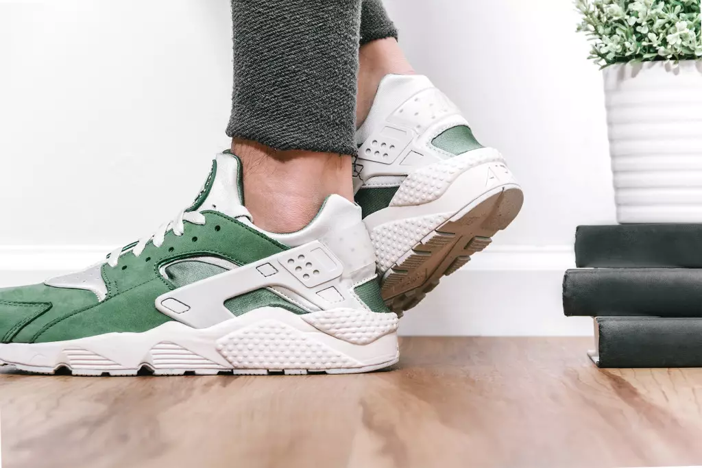 Nike Air Huarache Grænn Hvítur