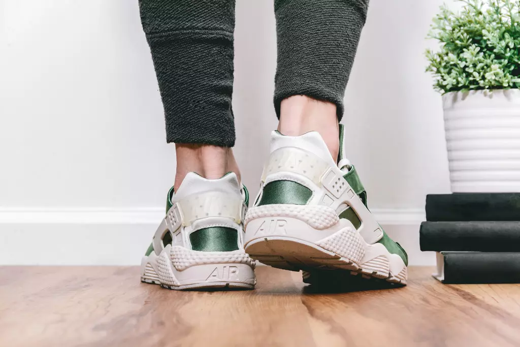 Nike Air Huarache Grænn Hvítur