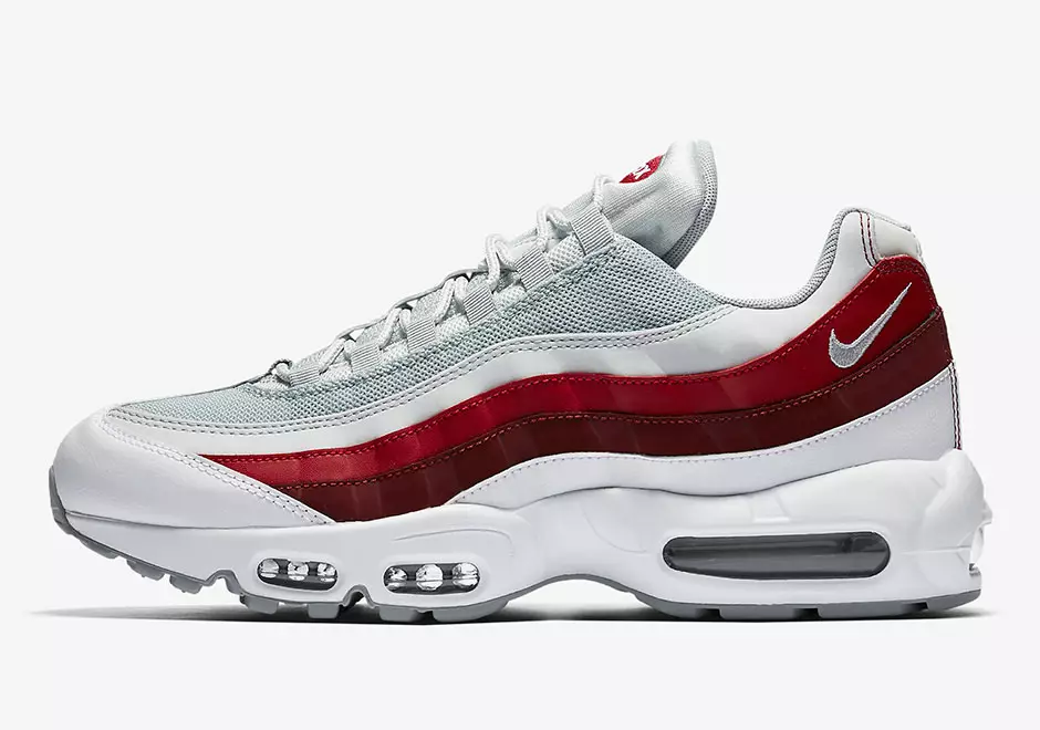 Nike Air Max 95 Team Red Wolf Gray