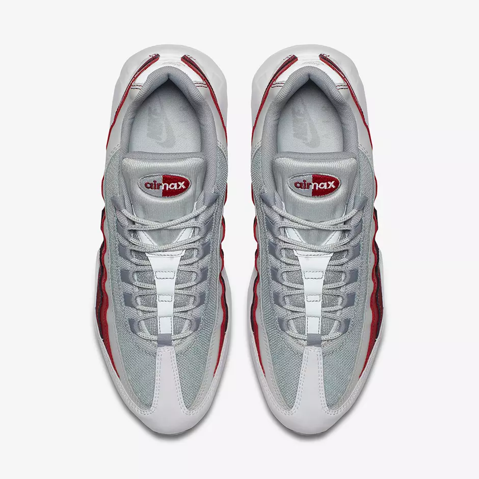 Nike Air Max 95 Team Rosso Lupo Grigio