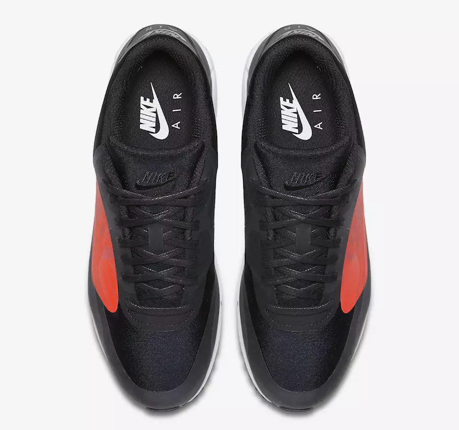 Nike Air Max 90 Big Logo Black Bright Crimson AJ7182-003