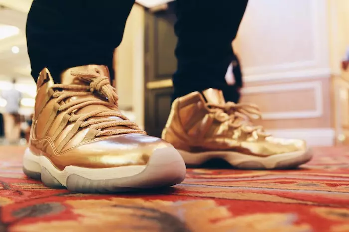 Air Jordan 11 Metalik Qızıl