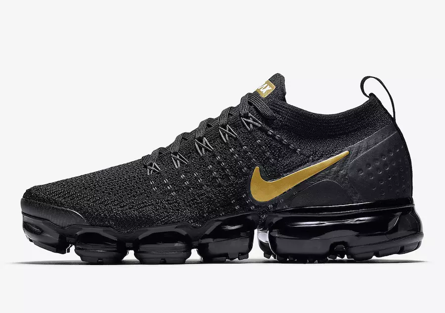 Nike Air VaporMax 2.0 Noir Métallique Or 942843-012