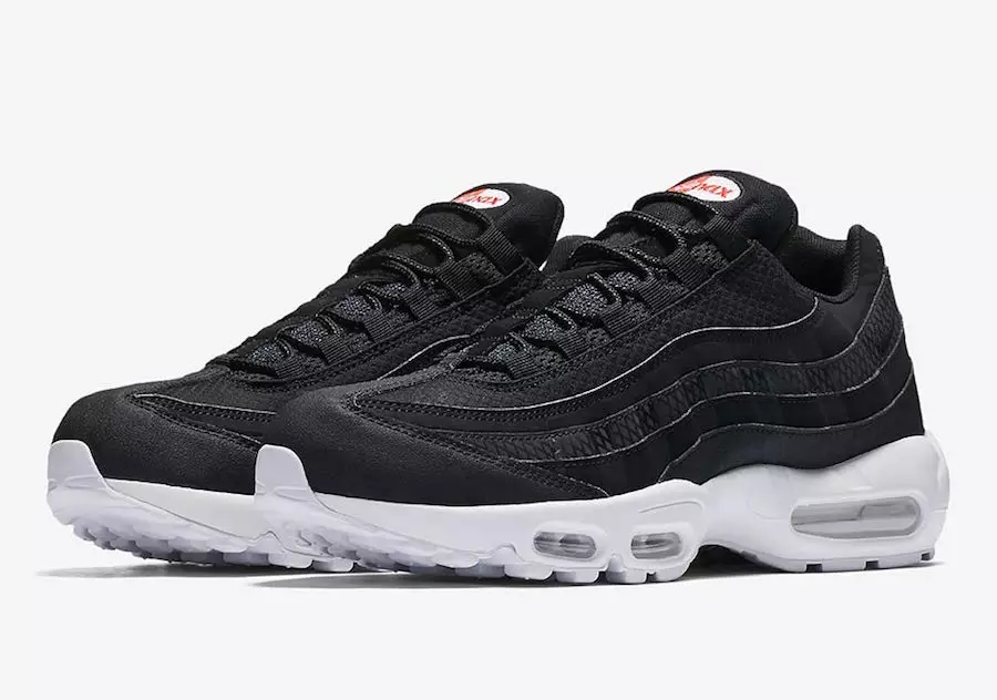 სუფთა Nike Air Max 95 Premium შავ-თეთრში