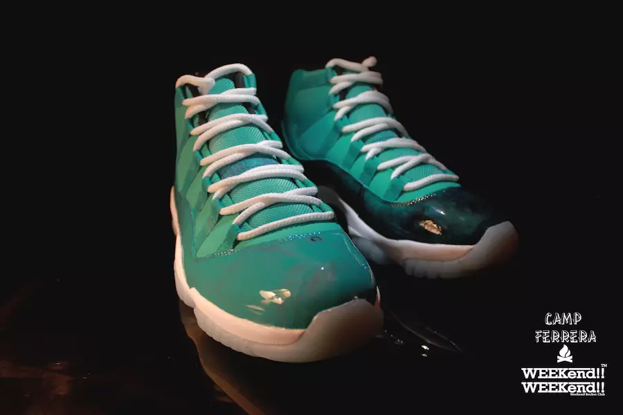 Air Jordan 11 Esmeralda စိတ်ကြိုက်