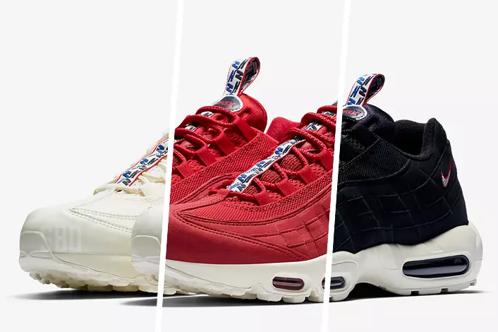 Nike füügt eenzegaarteg Pull Tabs un den Air Max 95 a véier Faarwen 62689_1