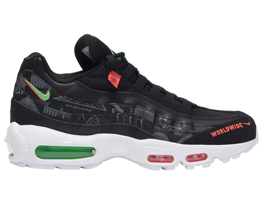 Nike Air Max 95 Worldwide Pack Black CQ9743-001 Tarikh Tayangan