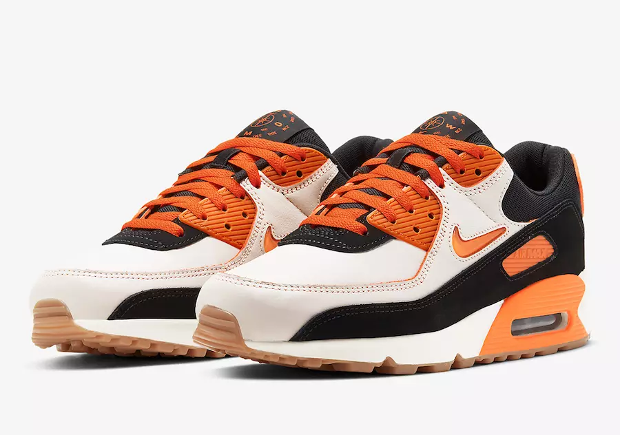 Officiella bilder på Nike Air Max 90 "Home & Away" i Safety Orange