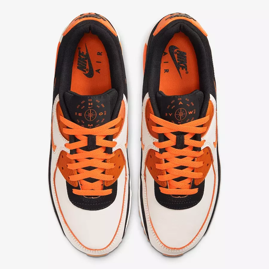 Nike Air Max 90 Home Away Sigurtà Oranġjo CJ0611-100 Data tal-Ħruġ