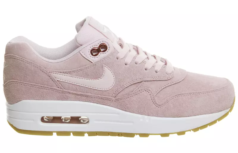 Nike Air Max 1 Suede Pack rosa farina d'avena