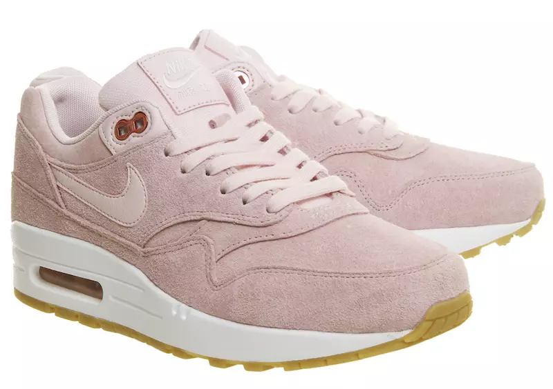 Nike Air Max 1 Suede Pack Pink Oatmeal