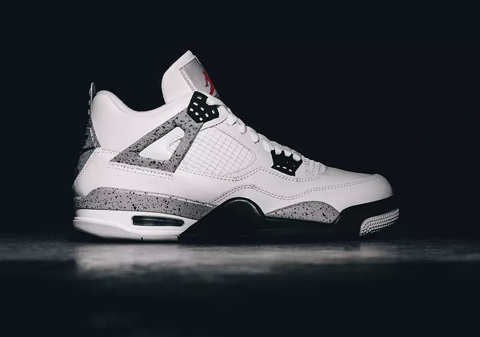 Air Jordan 4 OG 89 Ristock me Çimento të Bardhë