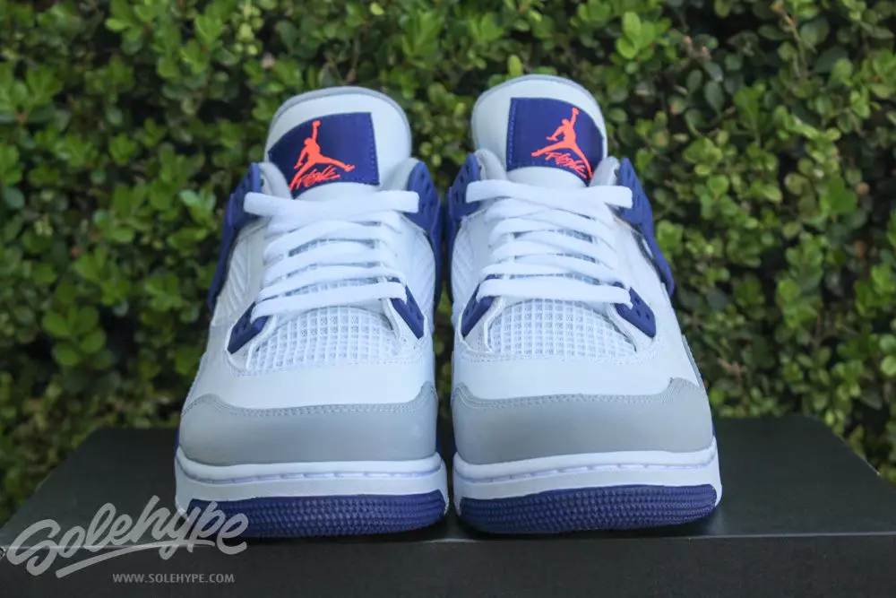 Air Jordan 4 GS Blau Reial Taronja Hype