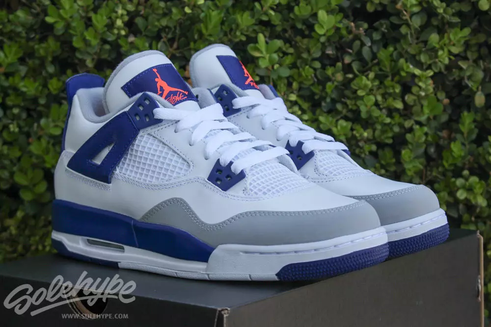 Air Jordan 4 GS Royal Blue Hype Orange