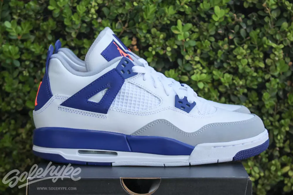 Air Jordan 4 GS Royal Blue Hype Pomarańczowy