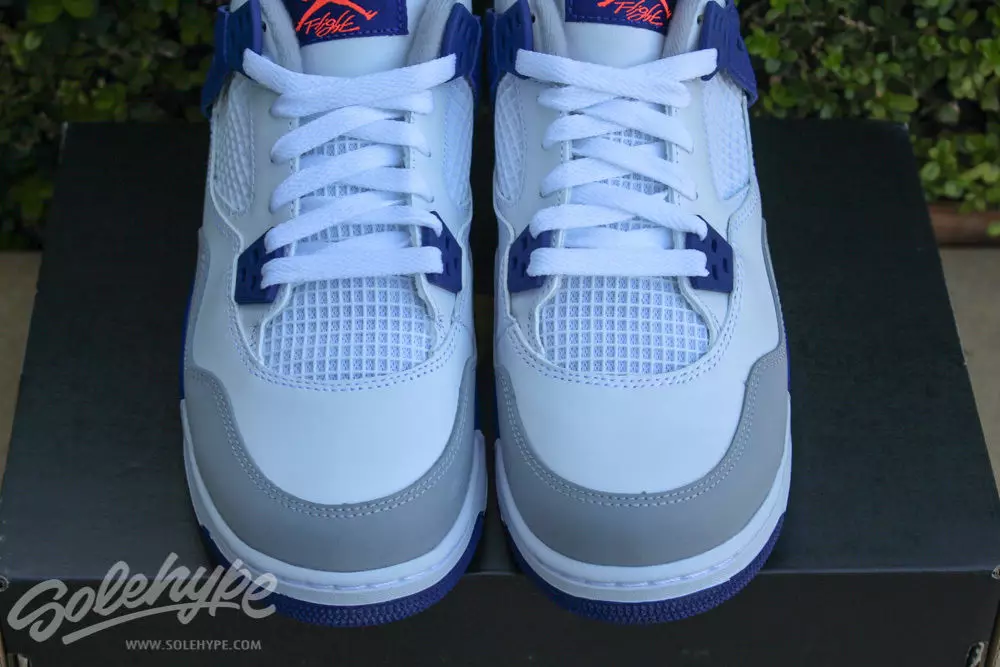 Air Jordan 4 GS Royal Blue Hype Pomarańczowy