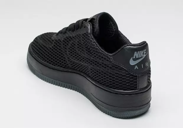 Nike Air Force 1 Low Upstep BR Hitam Putih