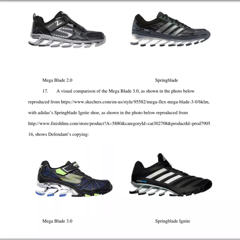 adidas Sues Skechers