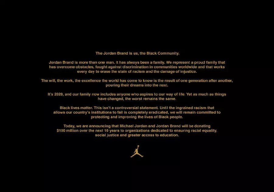 Jordan Brand 100 Millions Black Community