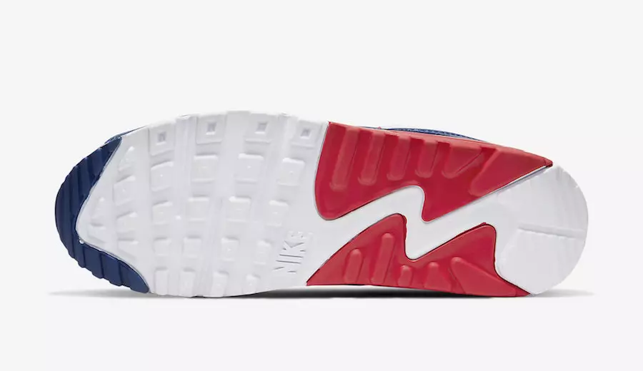 Nike Air Max 90 White Red Navy CW5456-100 – data premiery