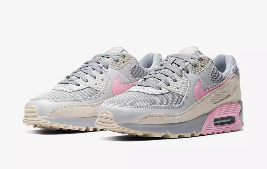 Nike Air Max 90 pelēks rozā CW7483-001 izlaišanas datums