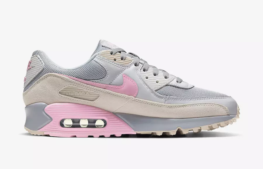 Nike Air Max 90 Boz Çəhrayı CW7483-001 Buraxılış Tarixi