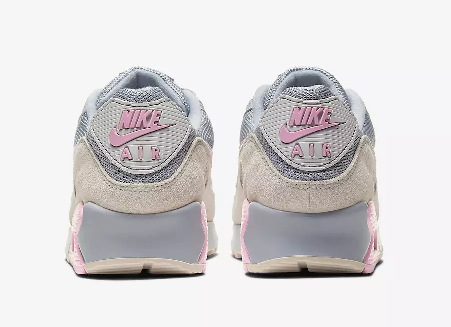 Tarehe ya Kutolewa ya Nike Air Max 90 Grey Pink CW7483-001