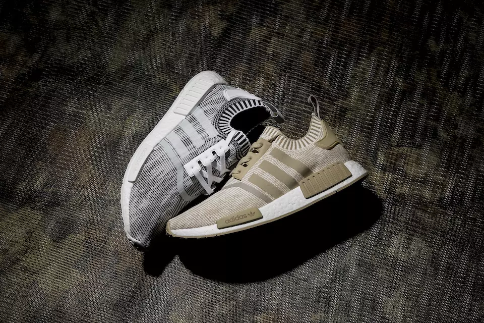 آدیداس NMD R1 Primeknit Oreo Khaki