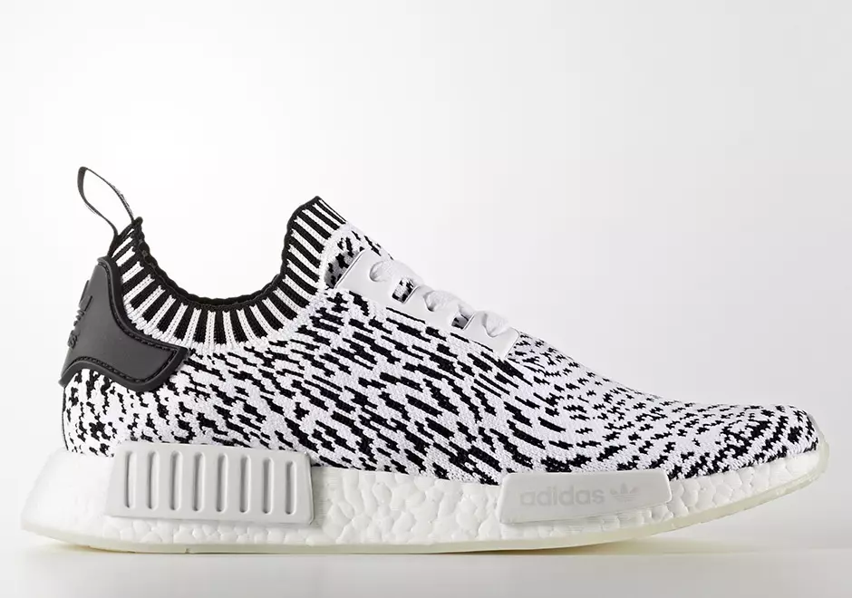 Adidas NMD R1 Primeknit Зебра BZ0219