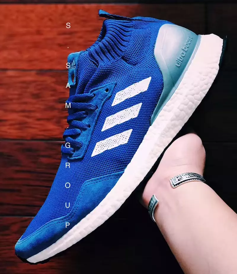 Adidas Ultra Boost Mid Run Thru Time Summer 2017 Sinine Valge