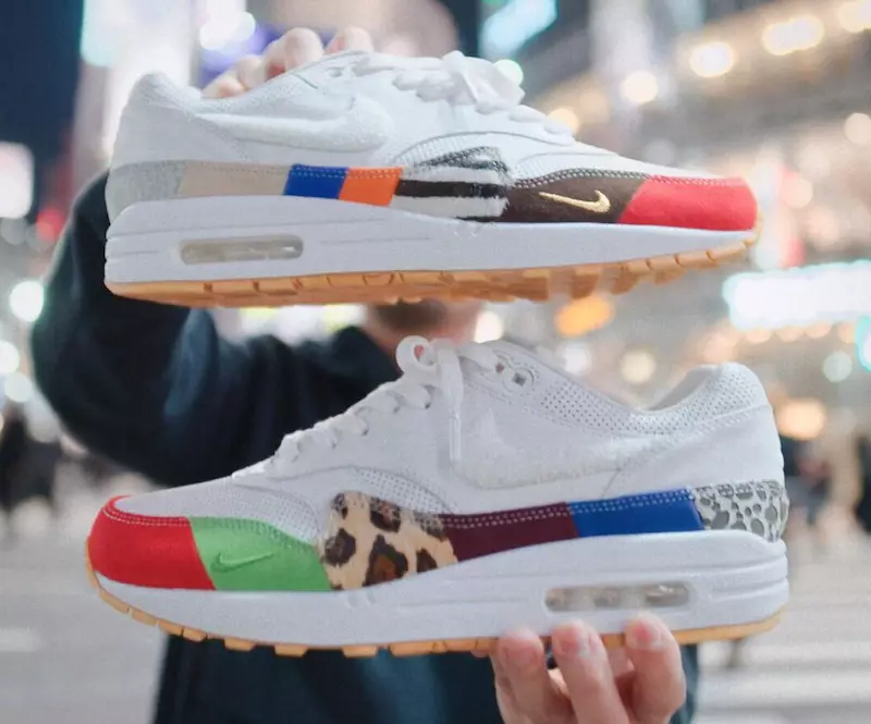 Nike Air Max 1 Мастер Сафед Дӯстон ва оила