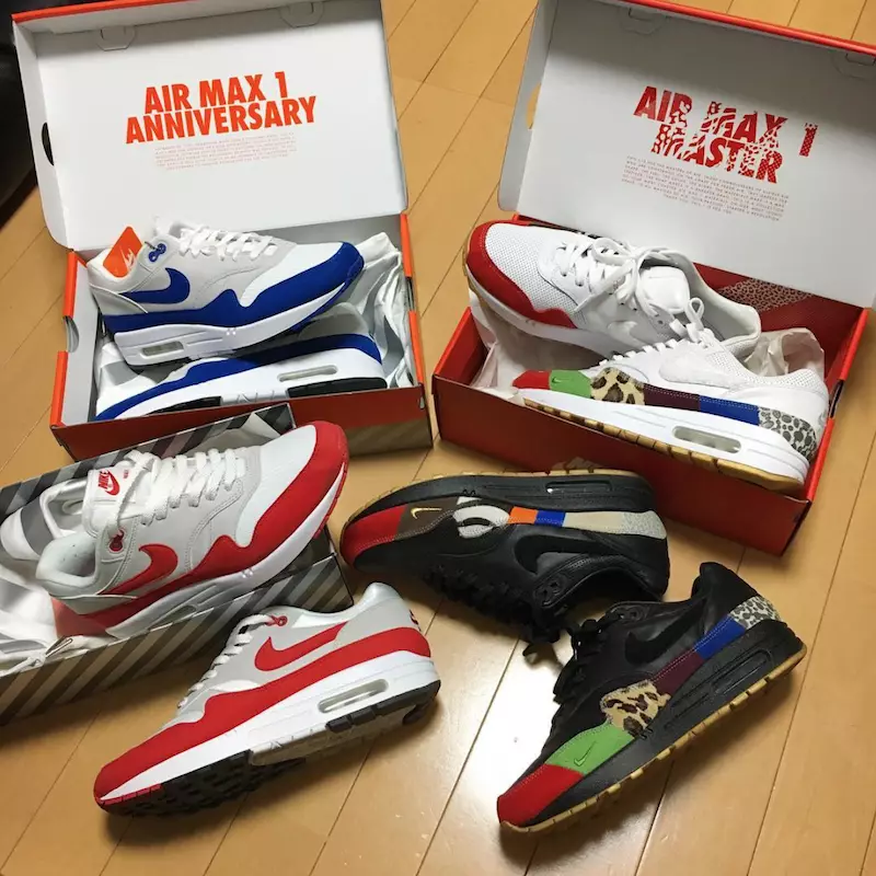 Nike Air Max 1 мастер белый