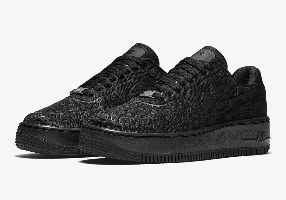 Nike Air Force 1 Upstep Üçlü Siyah