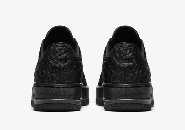 Cluiche Nike Aerfhórsa 1 Upstep Triple Black