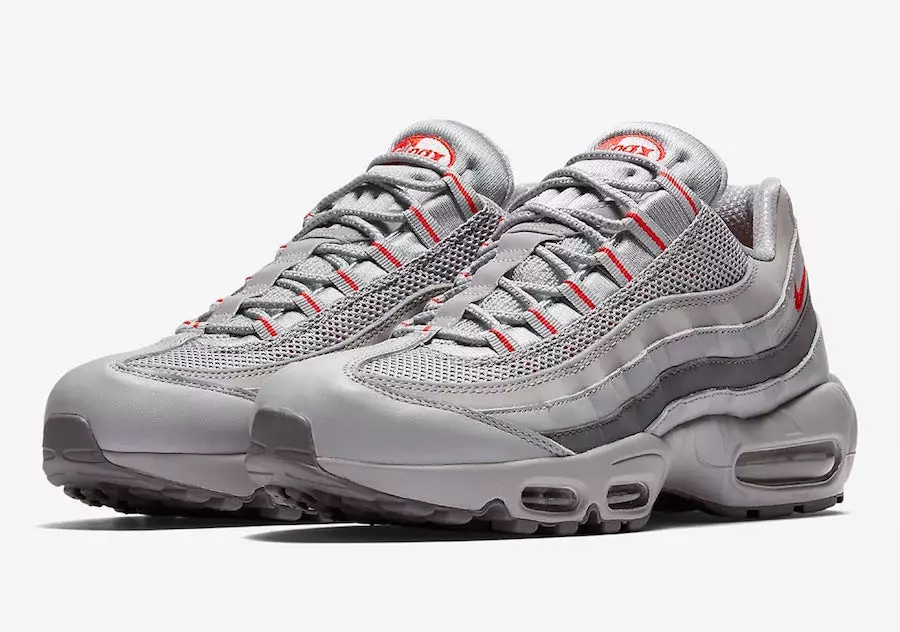 Nike Air Max 95 Argent Rouge AQ9972-001 Date de sortie