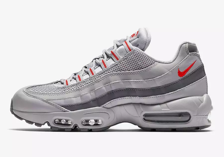 Nike Air Max 95 Silver Red AQ9972-001 Ημερομηνία κυκλοφορίας