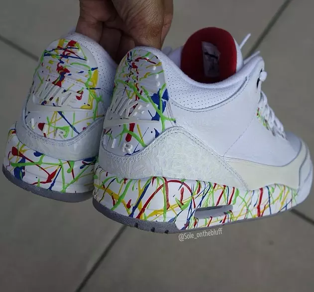 Air Jordan 3 88 Splatter Benotzerdefinéiert