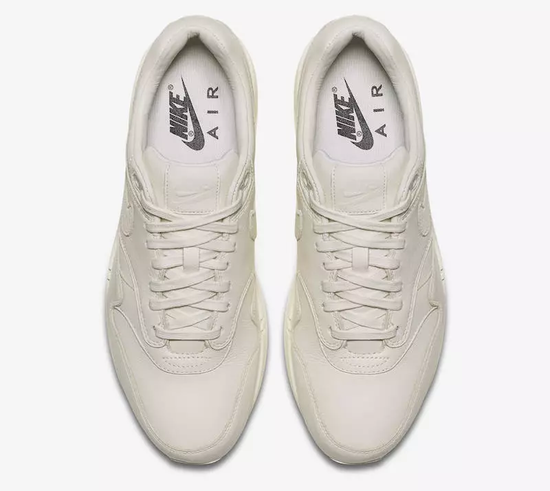 Nike Air Max 1 פּיננאַקלע לעדער שוואַרץ זעגל בלוי