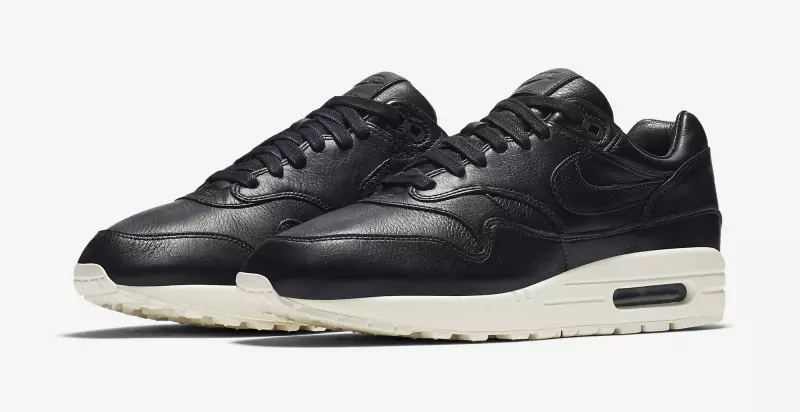 Nike Air Max 1 Pinnacle Cuir Noir Voile Bleu