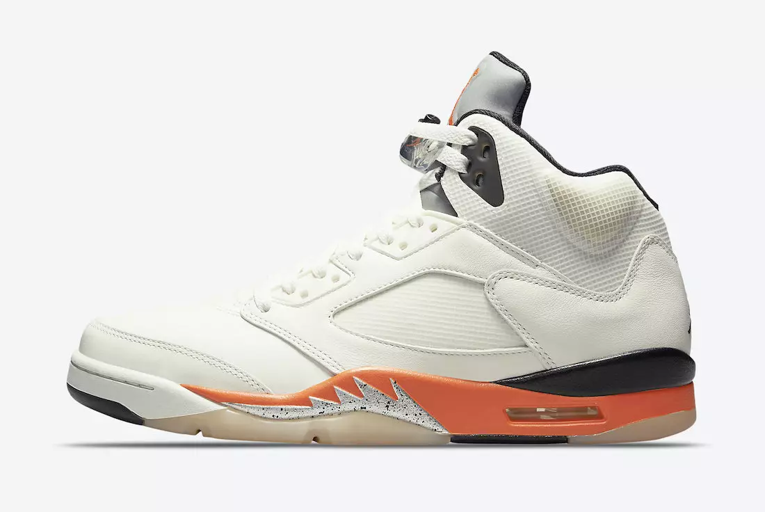 Air Jordan 5 összetört hátlap Orange Blaze DC1060-100 Megjelenés dátuma Ár