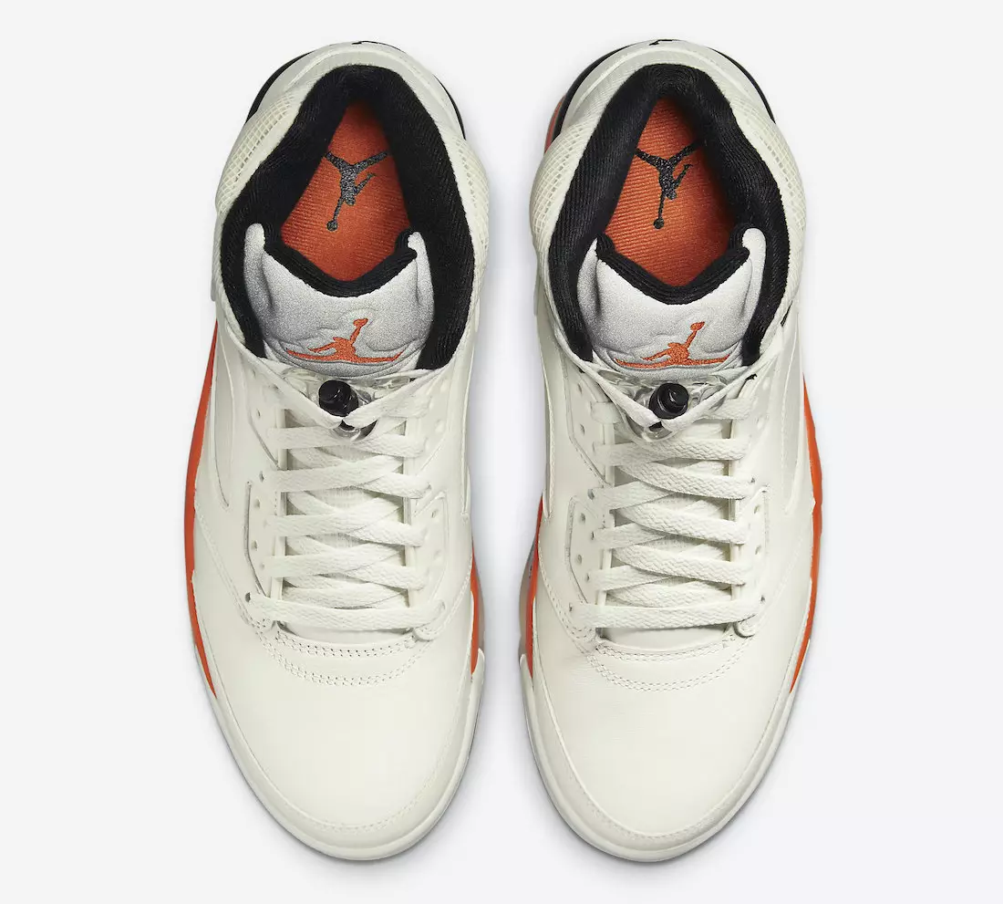 Air Jordan 5 тахтаи шикасташудаи Orange Blaze DC1060-100 санаи барориши нархи