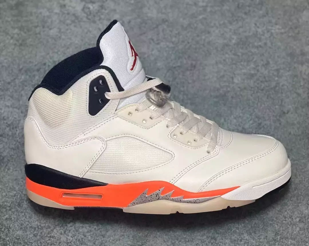 Air Jordan 5 Backboard quebrado Orange Blaze DC1060-100 Preço da data de lançamento