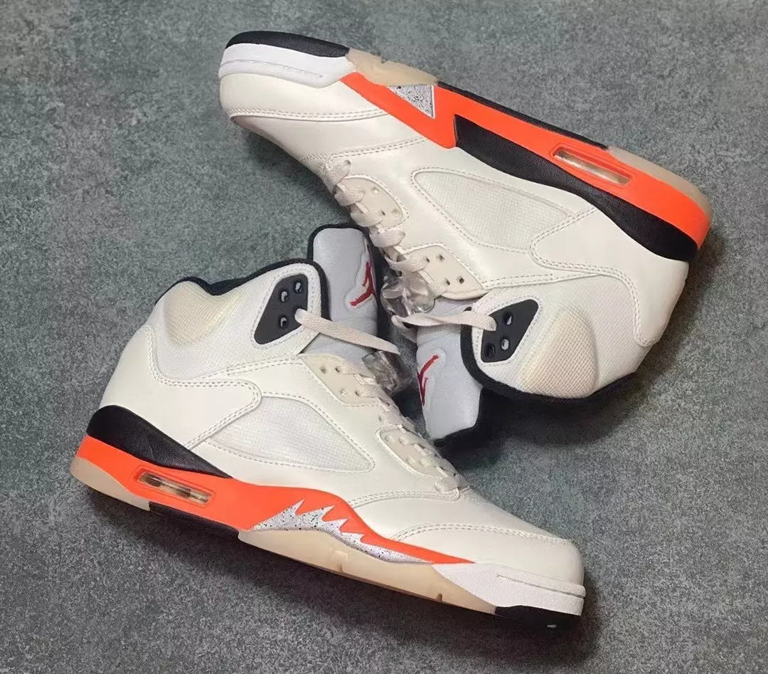 Air Jordan 5 Backboard quebrado Orange Blaze DC1060-100 Preço da data de lançamento