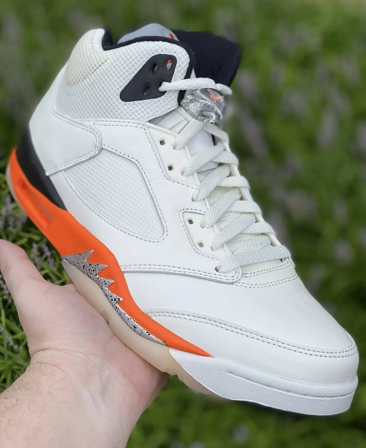 Air Jordan 5 тахтаи шикасташудаи Orange Blaze DC1060-100 санаи барориши